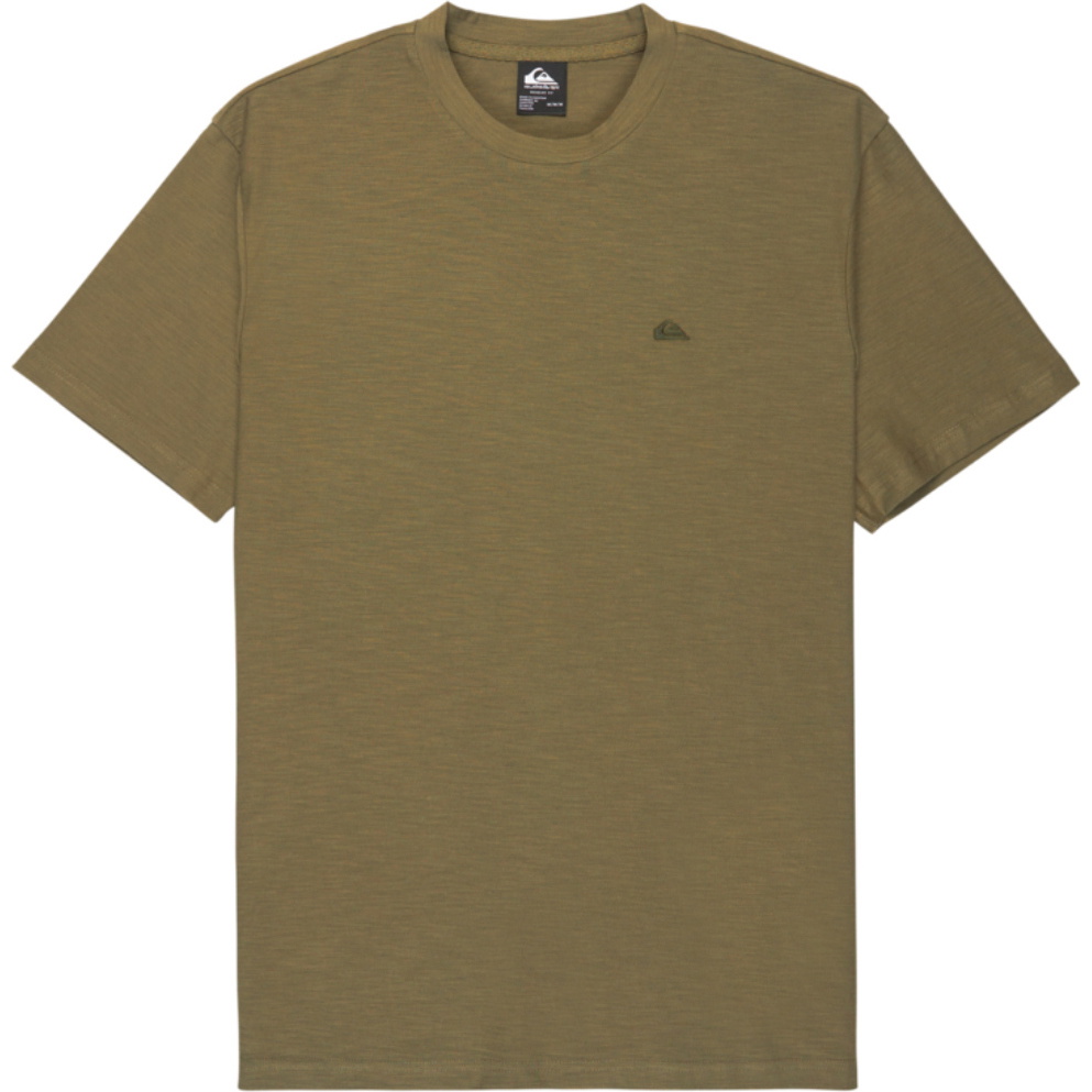2026 Quiksilver Mens Slub Roundneck T-Shirt EQYKT04391 - Grape Leaf